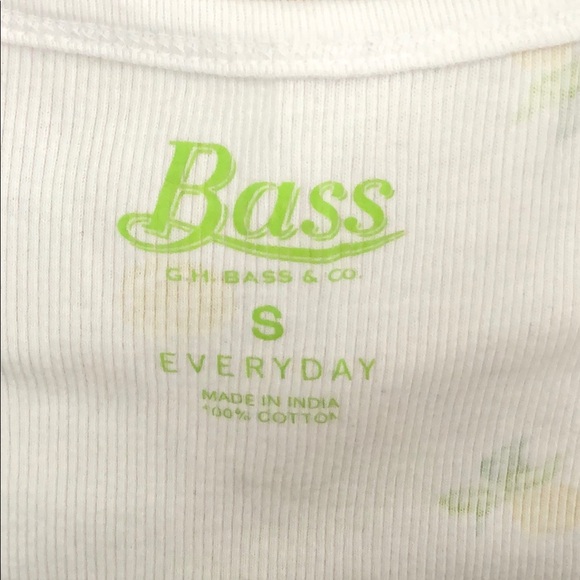 Bass White Tank Top with Lemon Print - Picture 2 of 9